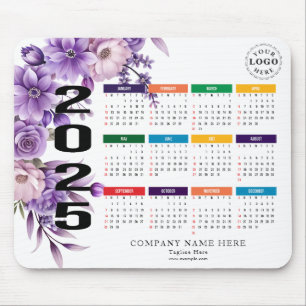 Mousepad Mouse Personalizado com Calendário 2025 do Cheio