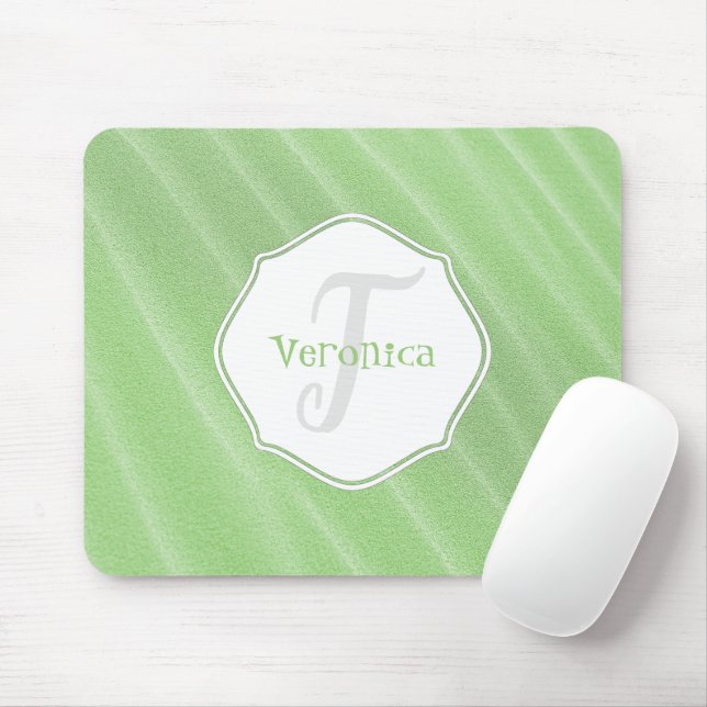 Mousepad Mouse Personalizado com Pad de Areia Verde (Com mouse)