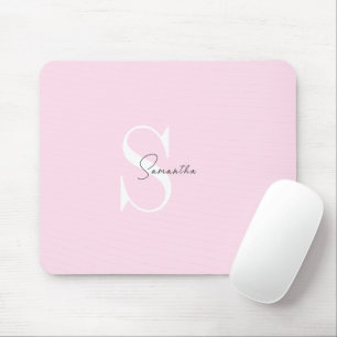 Mousepad Mouse Personalizado de Pastel Rosa Elegante