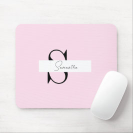 Mousepad Mouse Personalizado de Pastel Rosa Elegante