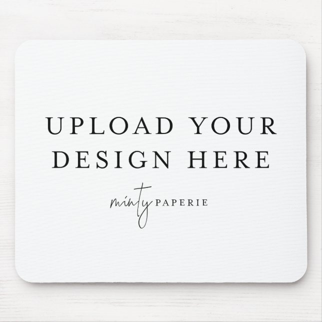 Mousepad Mouse Personalizado - Faça você mesmo (Frente)