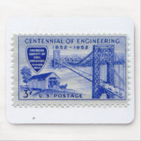 Mouse Postage Stamp Mat dos Estados Unidos