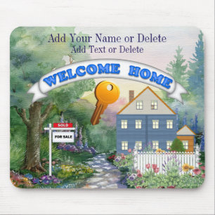 Mousepad Mouse Real Estate para combinar com Cartão de visi
