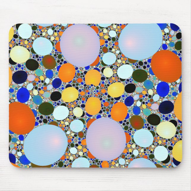 Mousepad Mouse Terrazzo Stones Brilhantes Coloridos (Frente)