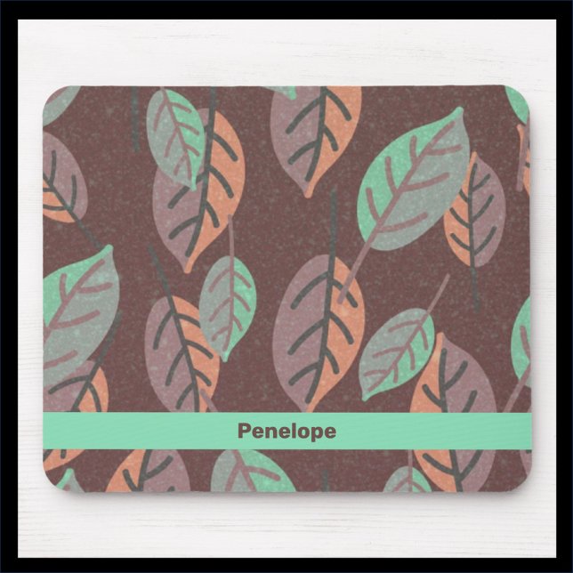 Mousepad Mouse Verde Verde Moderno Laranja e Roxo (Criador carregado)