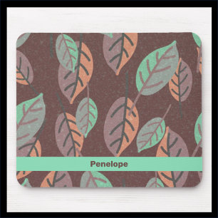 Mousepad Mouse Verde Verde Moderno Laranja e Roxo Deixa Rat