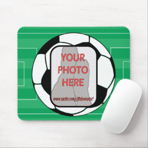 Mousepad Mouséads personalizáveis de futebol fotográfico