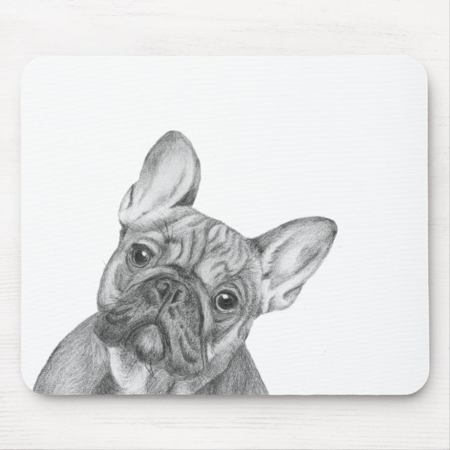Mousepad Mousemat bonito do buldogue francês (Frente)