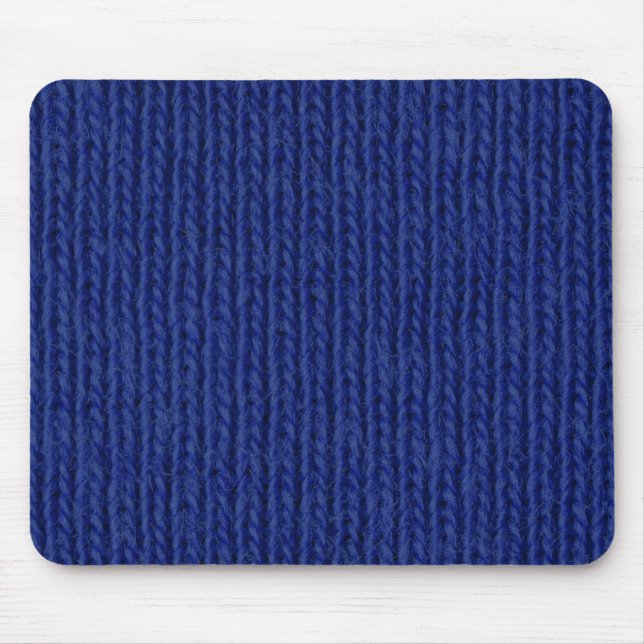 Mousepad Mousemat de algodão de malha azul (Frente)