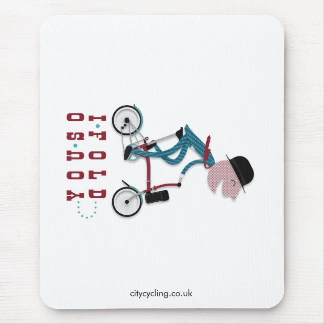 Mousepad Mousemat de dobramento (Frente)