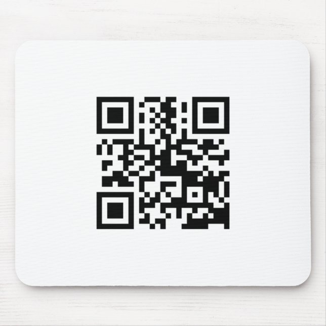 Mousepad Mousemat do código de barras (Frente)