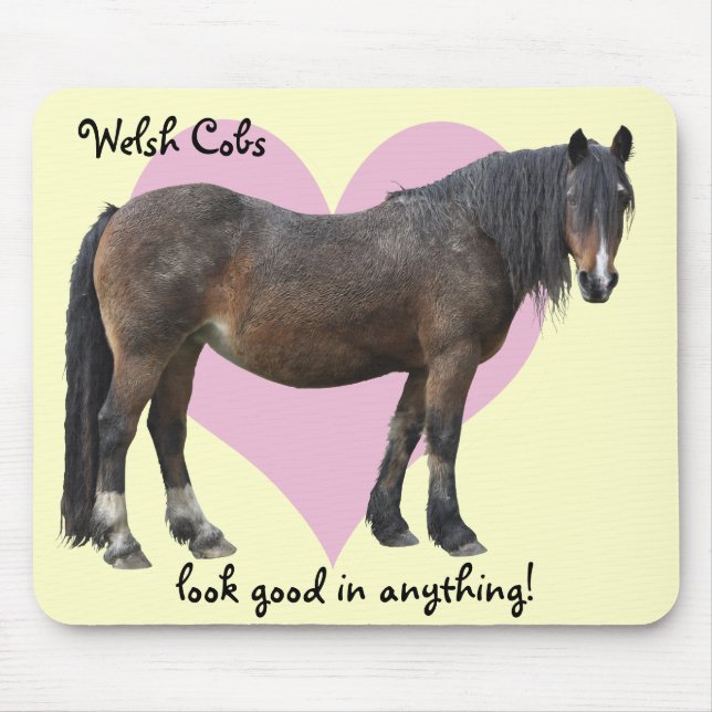 Mousepad Mousemat enlameado da espiga de Galês (Frente)