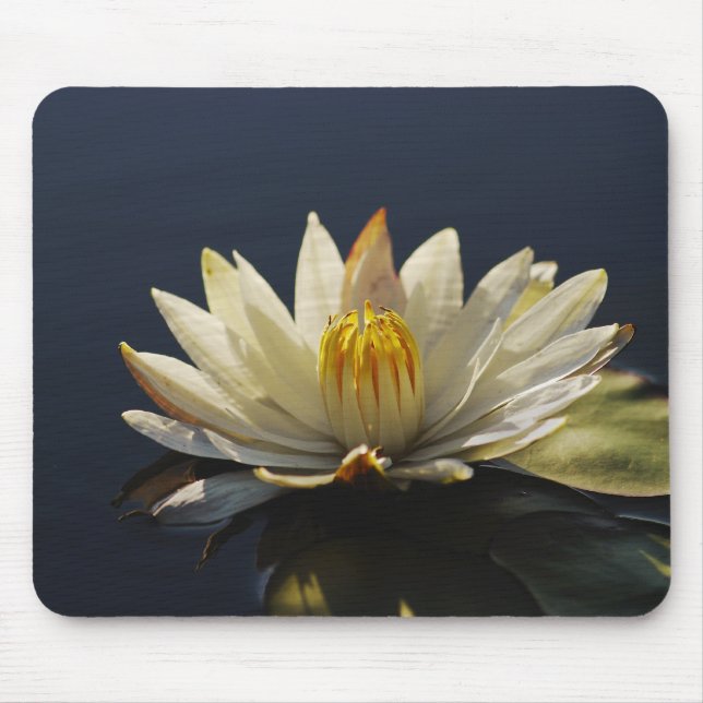 Mousepad Mousemats da água branca lilly - customizáveis (Frente)
