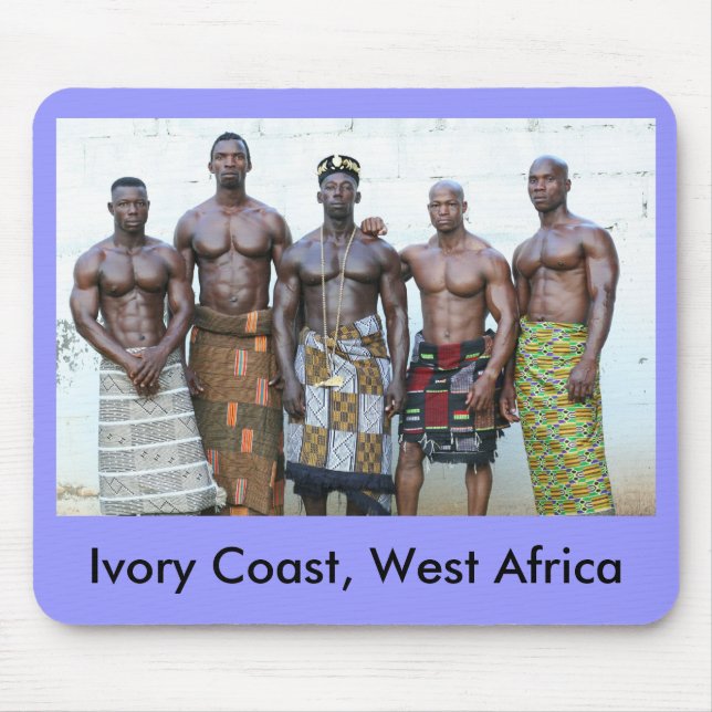 Mousepad Mousepad, 5 guerreiros, roxos (Frente)