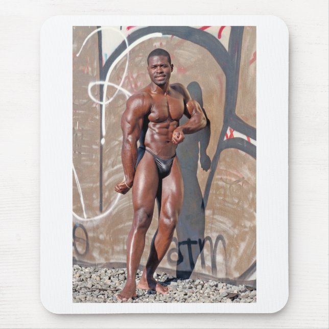 Mousepad Mousepad, bodybuilder Jean SCUTT # 5A (Frente)