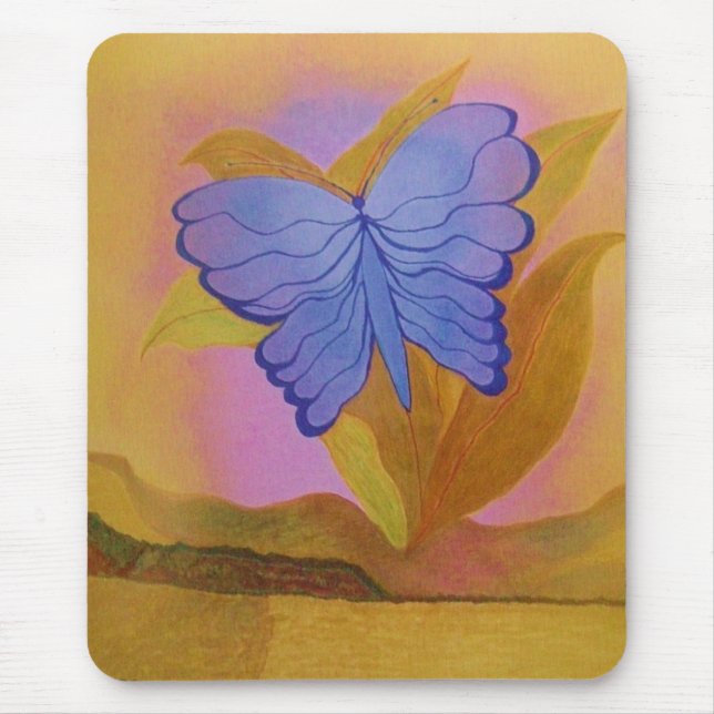 MOUSEPAD MOUSEPAD, BORBOLETA AZUL (Frente)