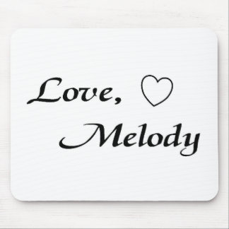 Mousepad mousepad- da melodia do amor personalizado