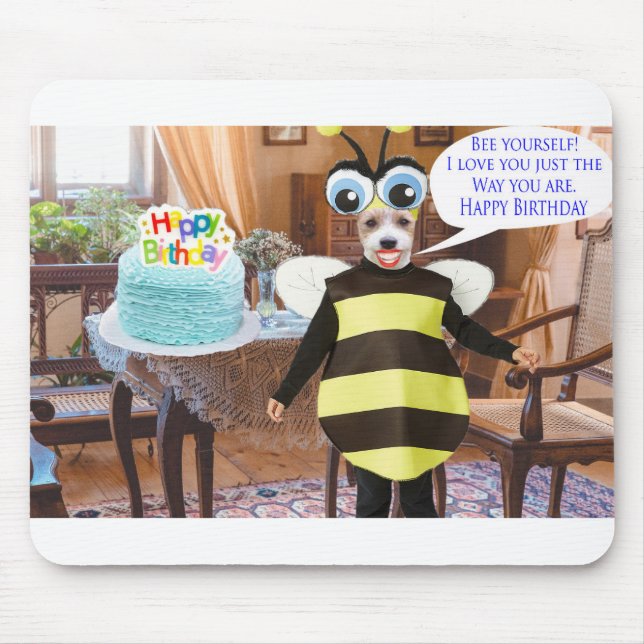 Mousepad mousepad. Feliz Aniversário. (Frente)