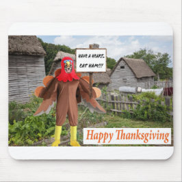 Mousepad mousepad. Feliz Dia de Ação de Graças.