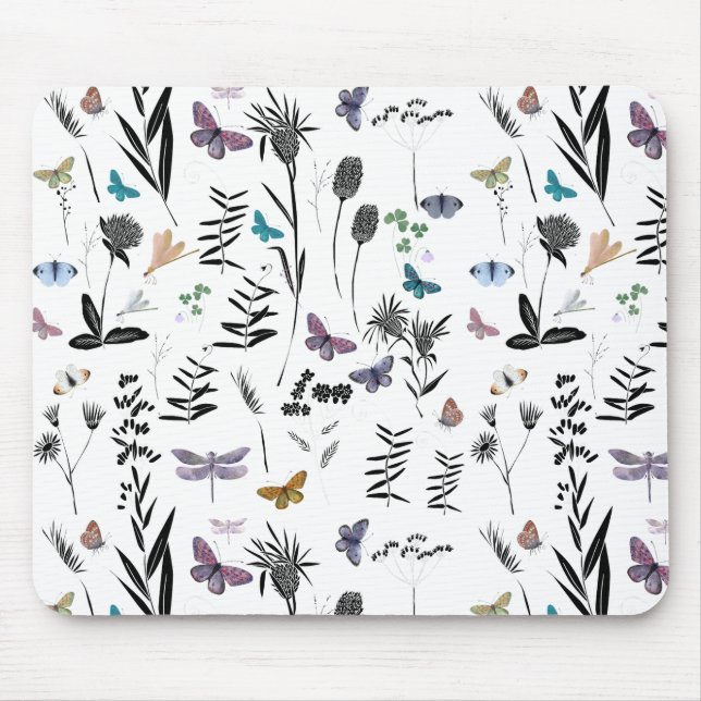 Mousepad Mousepad, jardim de erva negra (Frente)