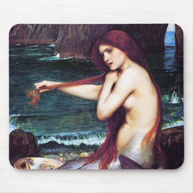Mousepad Mousepad: John Waterhouse - Uma Sereia (Frente)