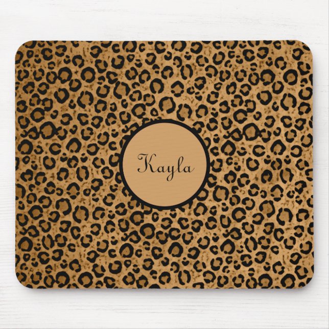 Mousepad Mousepad-Leopardo Personalizado (Frente)