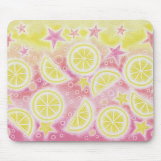 Mousepad Mousepad-limonada rosa (Frente)