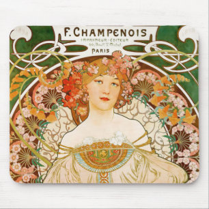 Mousepad Mousepad: Mucha - Champenois