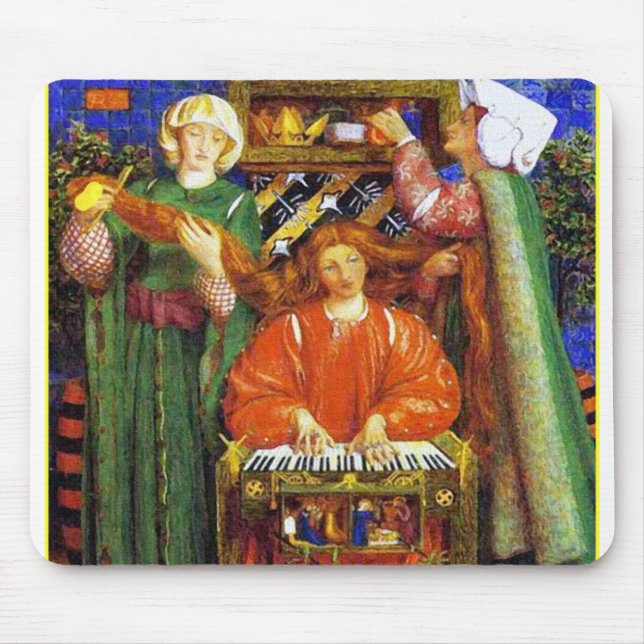 Mousepad Mousepad: Natal Carol - por Rossetti (Frente)