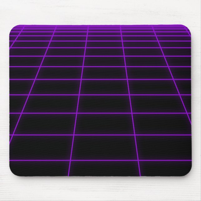 Mousepad Mousepad: Padrão roxo, para jogadores (Frente)