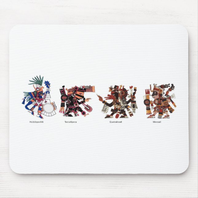 Mousepad Mousepad: Panteão asteca (Frente)