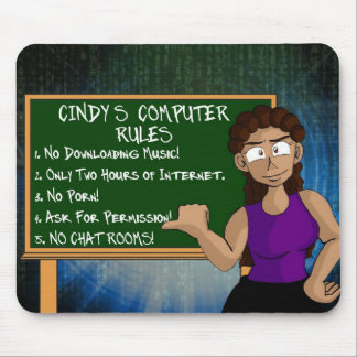 Mousepad Mousepad: Regras do computador de Cindy