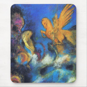 Mousepad Mousepad: Roger & angélica 2 por Odilon Redon