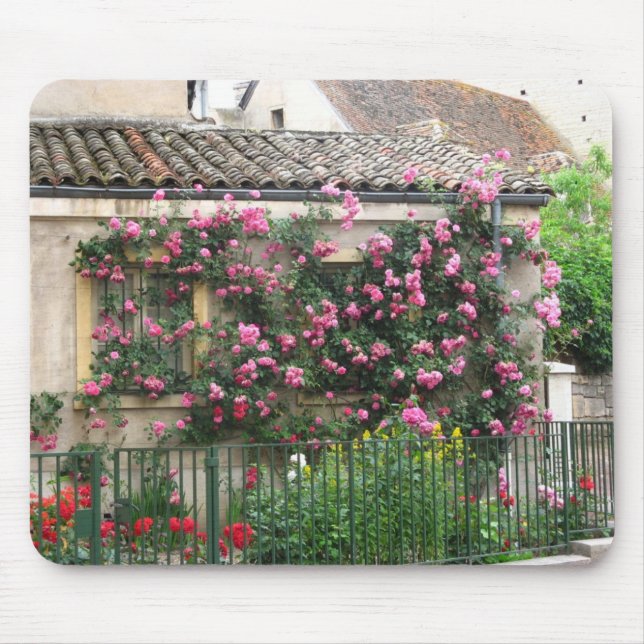 Mousepad Mousepad:  rosas de arrasto (Frente)