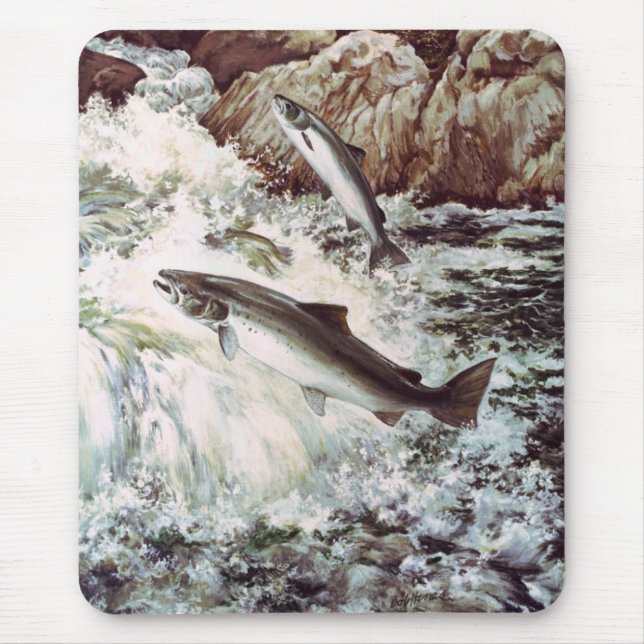 Mousepad Mousepad/salmões atlânticos (Frente)