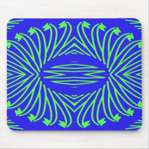 Mousepad Mousepad, um elegante design verde-verde-verde-clá