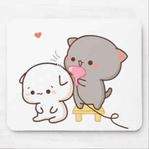 Mousepad Mouses pads de cabelo de pêssego de fazer