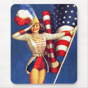 Mousepad Mouses pads de Presentes Patrióticos de Design de