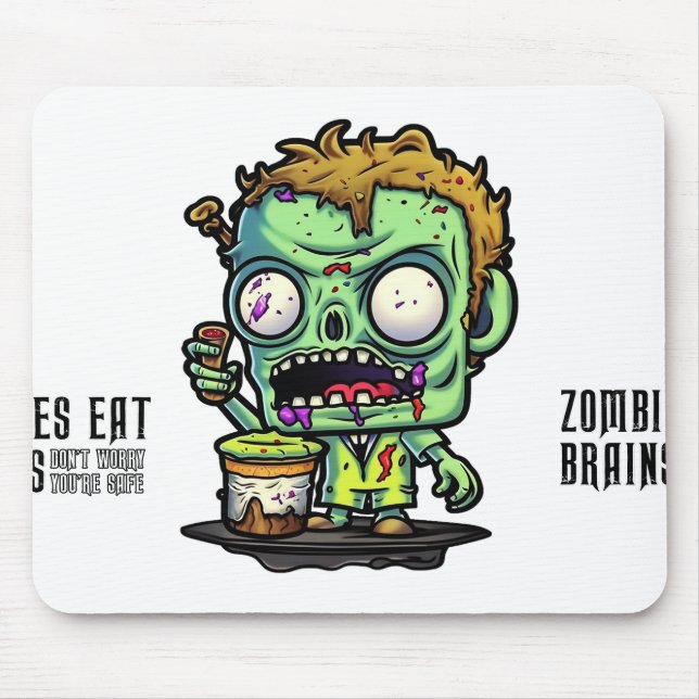 Mousepad Mouses pads Zombie (Frente)
