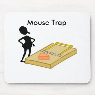 Mousepad MouseTrap, armadilha do rato