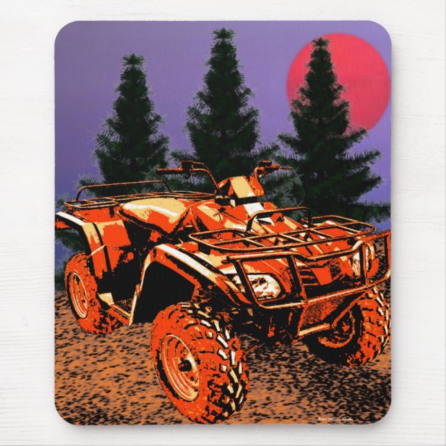 Mousepad Mouspad de Quatro Rodas (Frente)