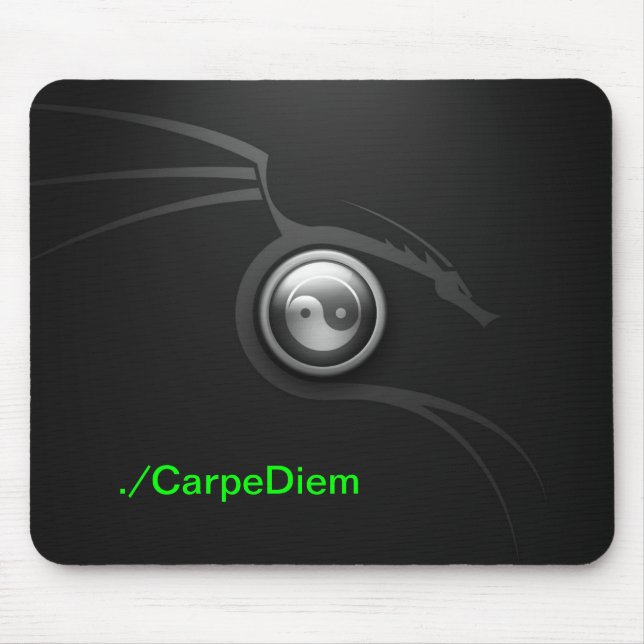 Mousepad Mouspad do tema do dragão de Carpe Diem (Frente)