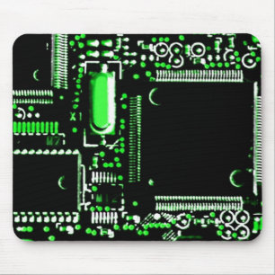 Mousepad Mouspad do verde 2 do circuito