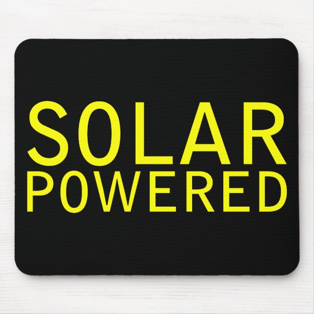 Mousepad movido a energia solar (Frente)