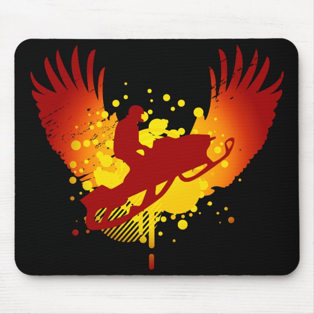 Mousepad movimento de neve hi-fi (Frente)