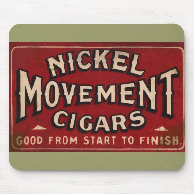 Mousepad Movimento de Níquel Charro 1900 (Frente)
