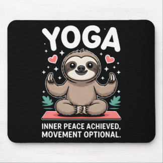 Mousepad Movimento de Paz Interior Alcançada Ioga Opcional 