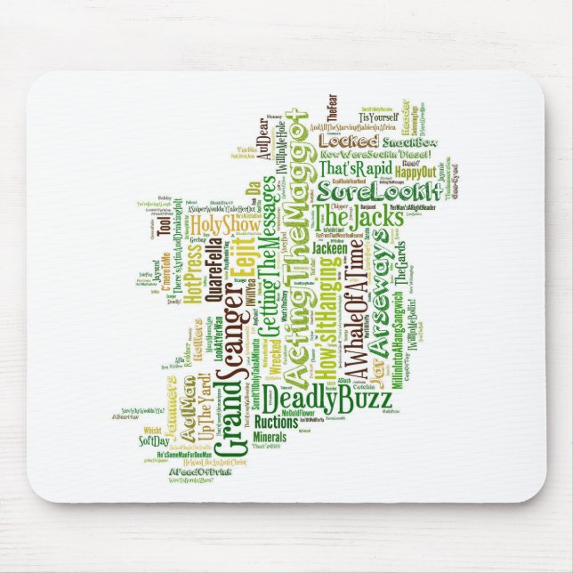 Mousepad Mpa irlandês do calão (Frente)