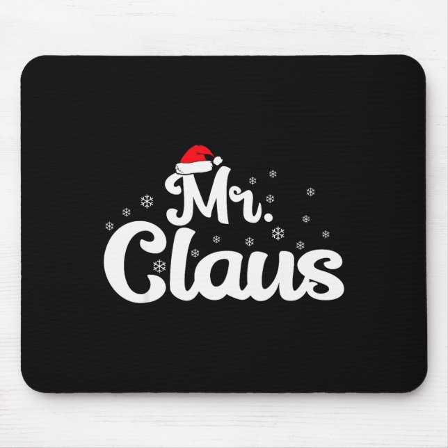 Mousepad Mr Claus Christmas Family Matching Pajama  (Frente)