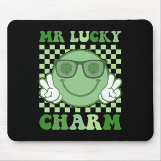 Mousepad Mr Lucky Charm Suspenders St Patricks Day Boys Kid